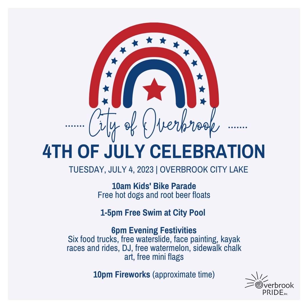 Overbrook 4th of July Celebration info