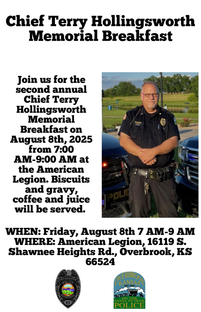 Chief Terry Hollingsworth Memorial Breakfast flyer