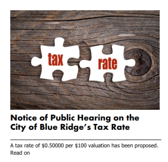 Tax Rate Public Hearing