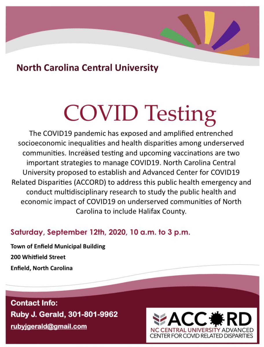 COVID Testing Sept 12th