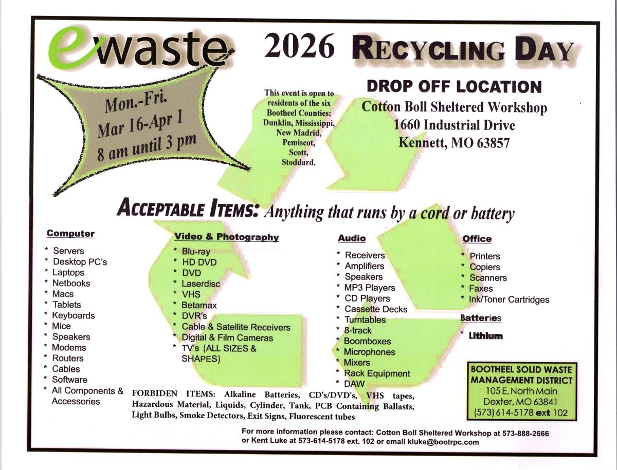 2026 eWaste Recycling Day