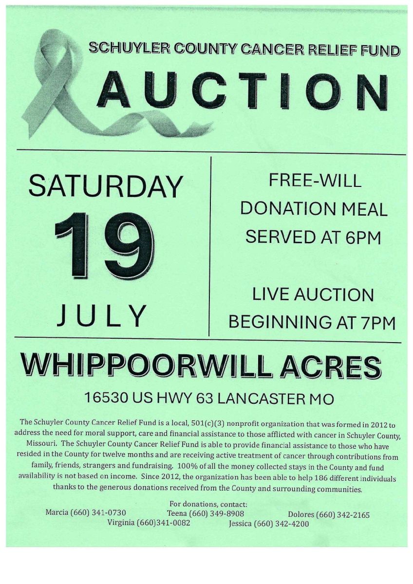 Image of Printable Flyer for July 19 