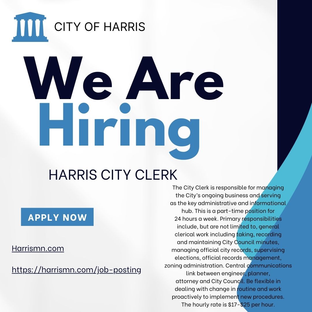Clerk job listing