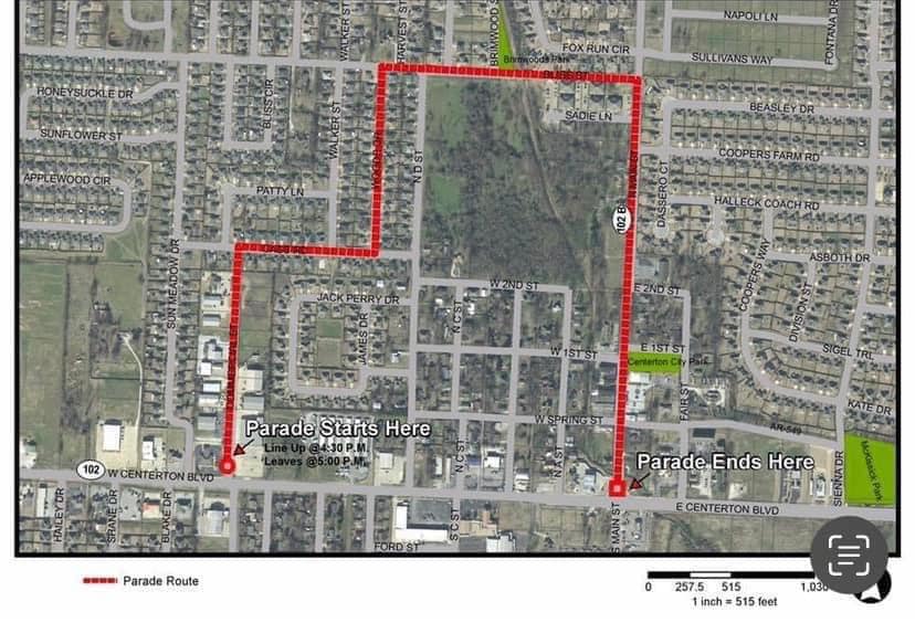 Parade Route Map 