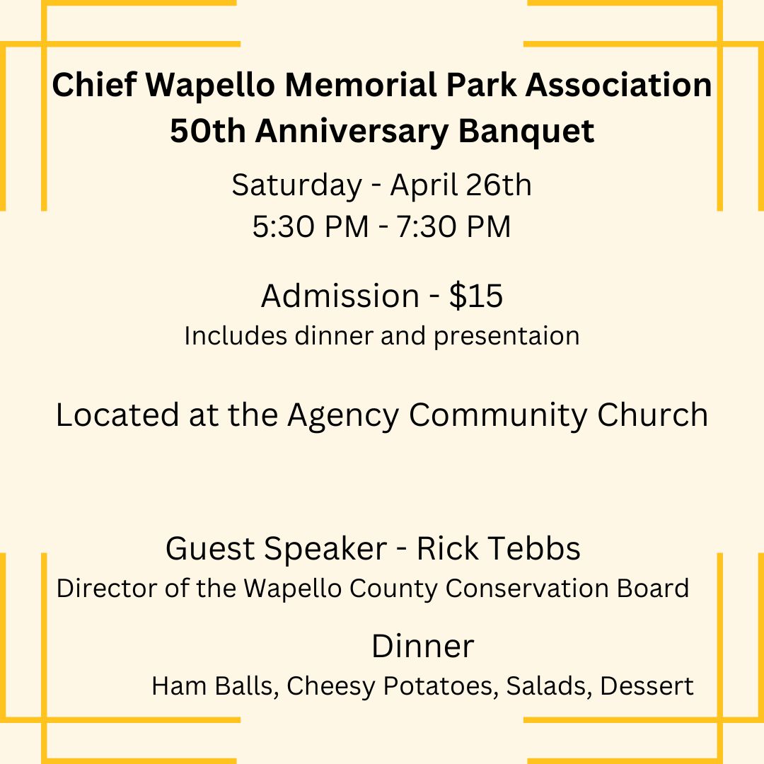 Chief Wapello Annual Banquet