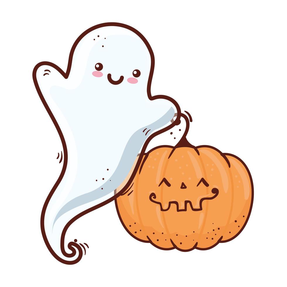 Ghost with Pumpkin