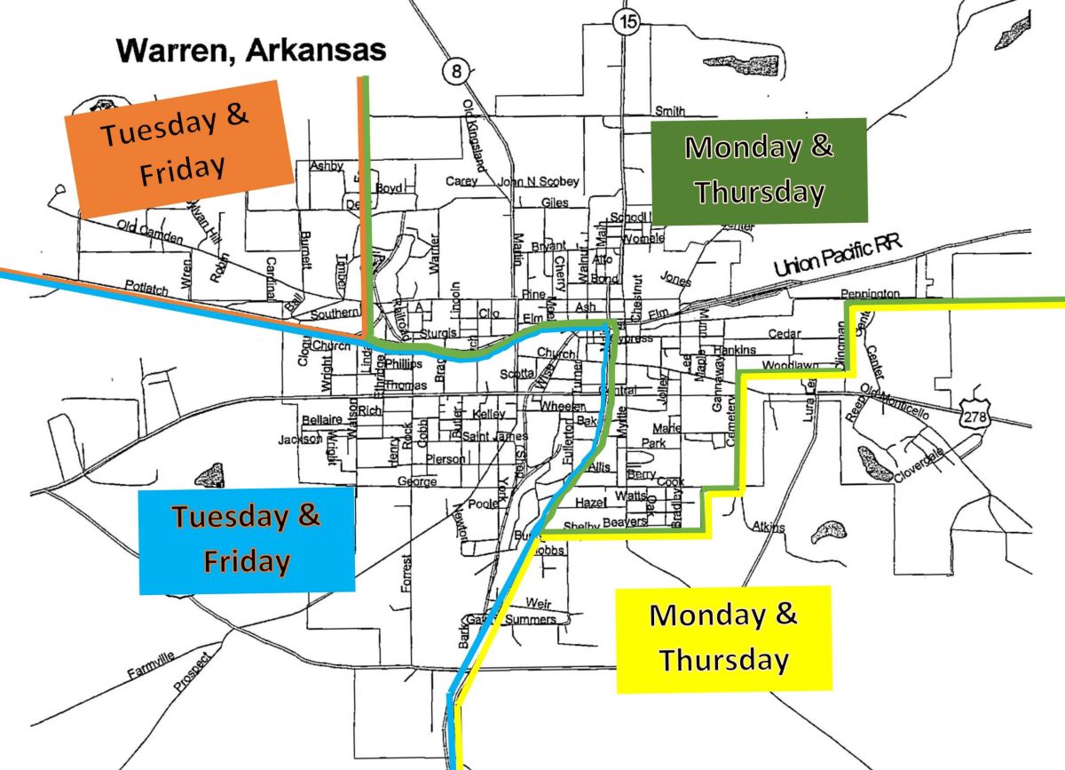 Bi-Weekly Trash Routes