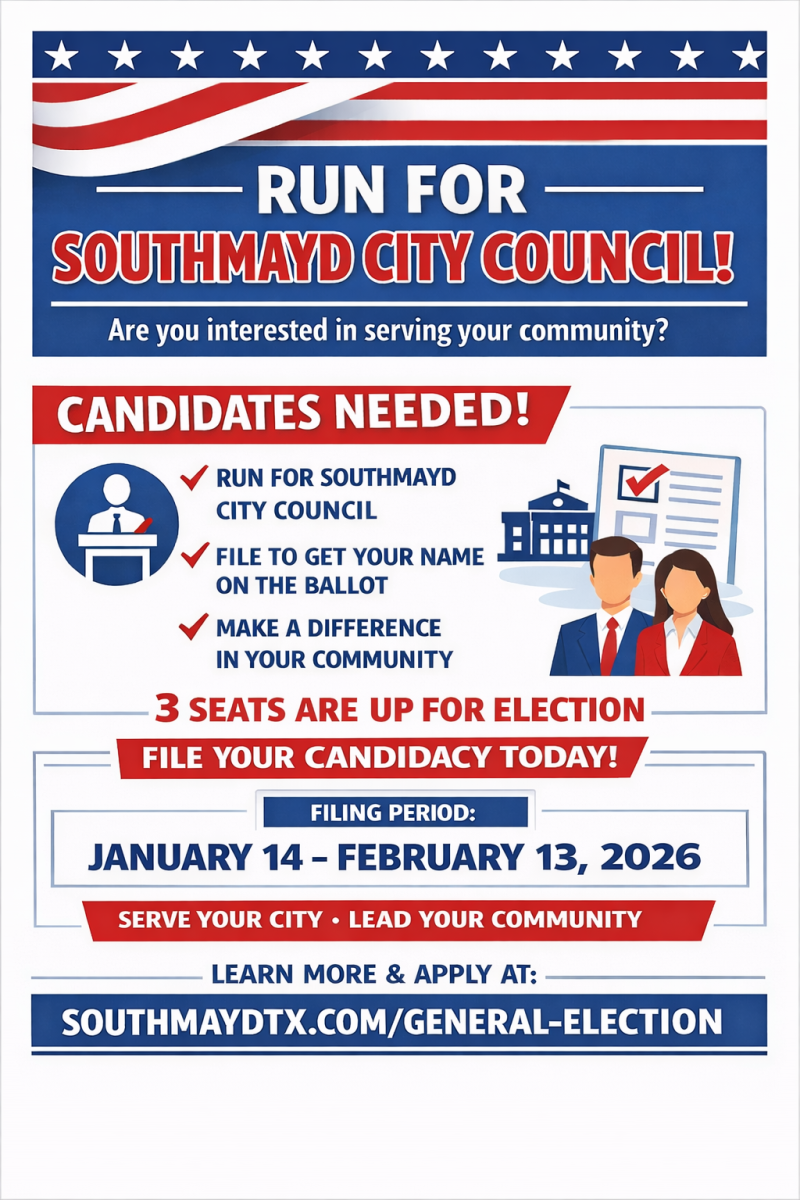 Run for Southmayd City Council