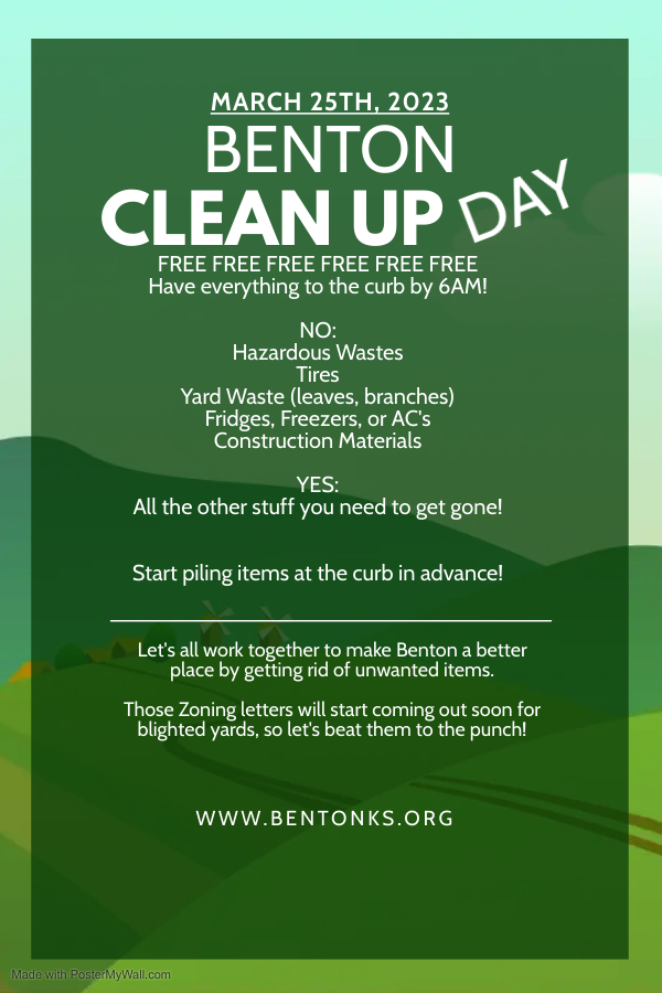 Clean up day flyer