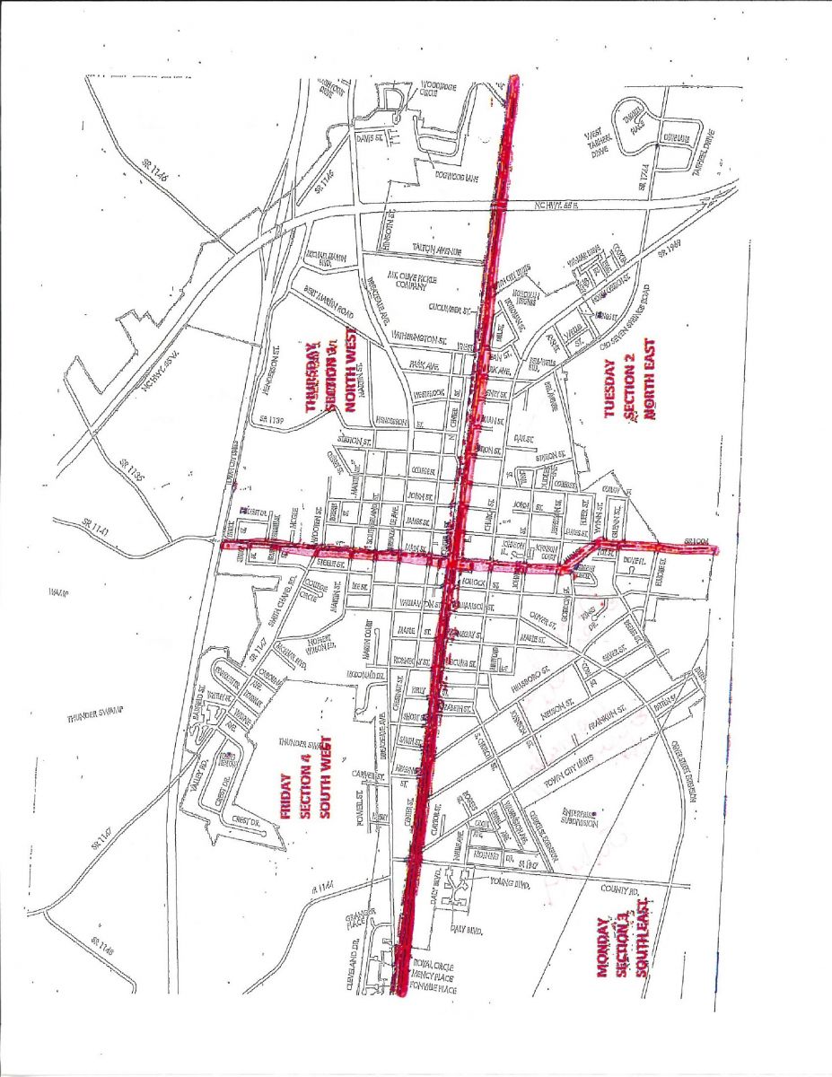 Trash Pick-Up Map