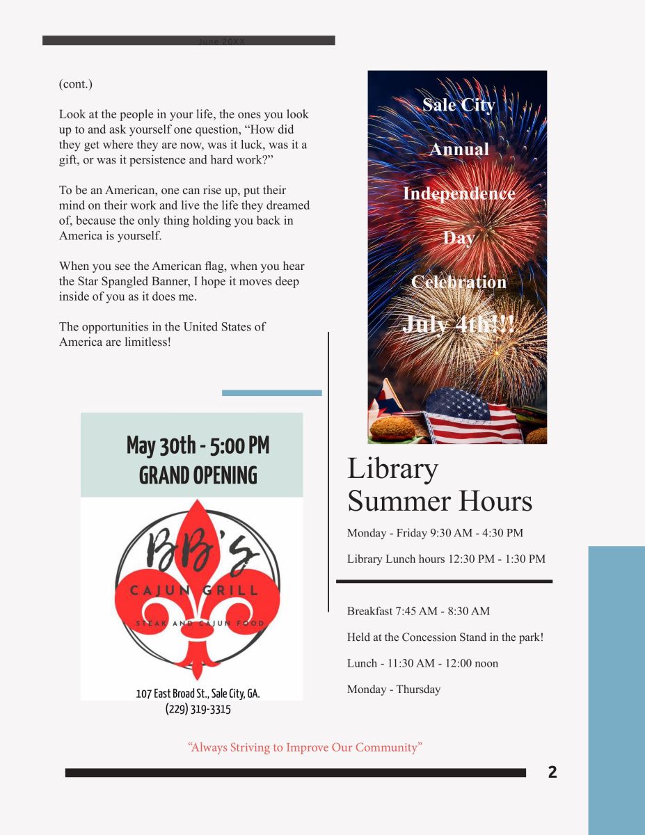 June Newsletter