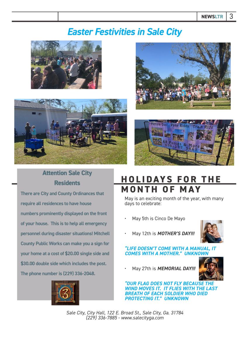 May Newsletter