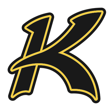 Kress ISD K Logo Black and Gold colors