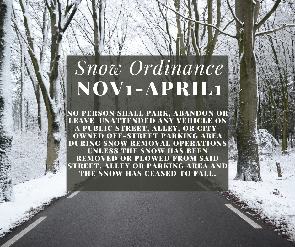 Snow Ordinance