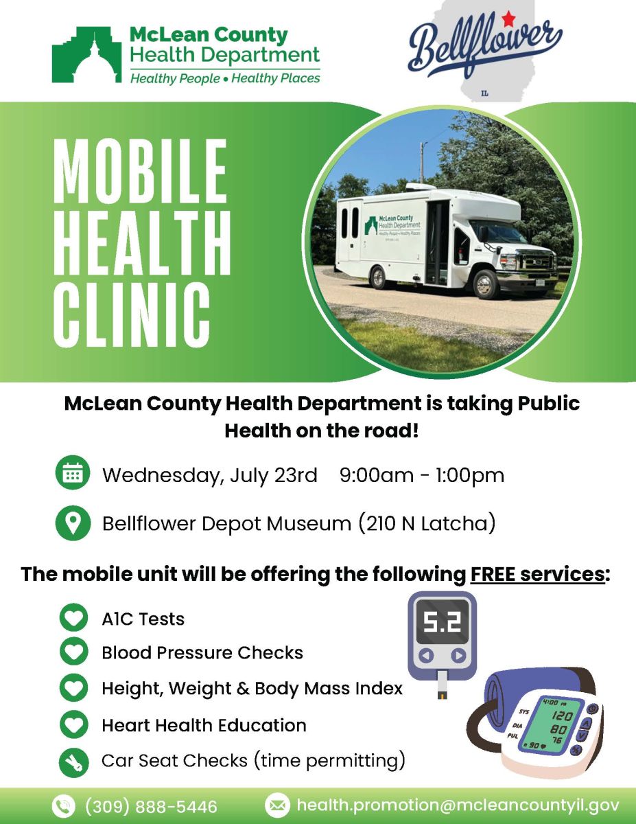 McLean County Health Clinic - July