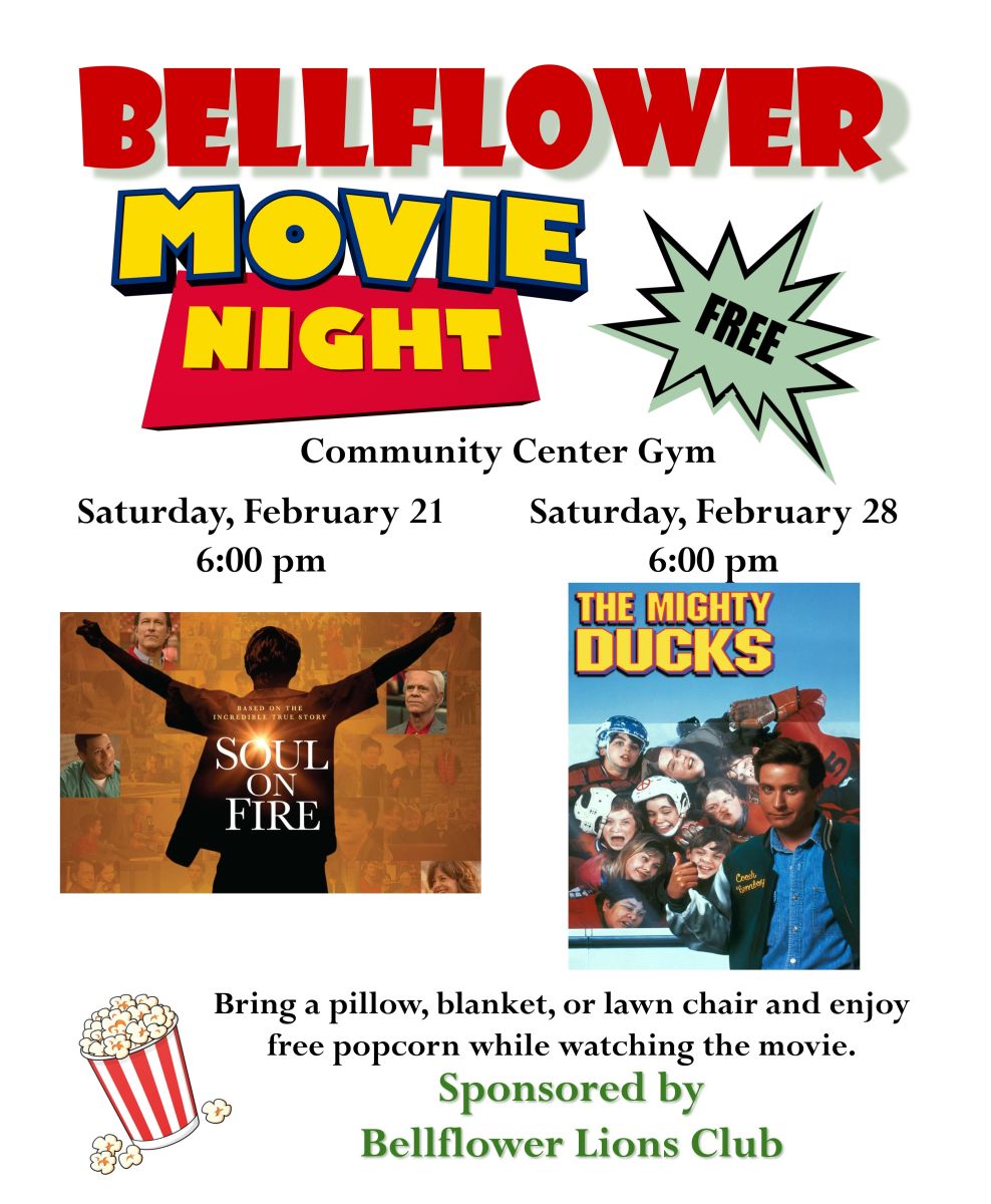 Movie Nights February 21 and 28