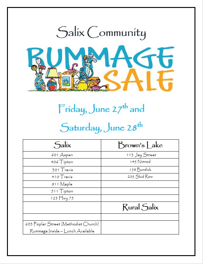 Rummage Sale Flyer