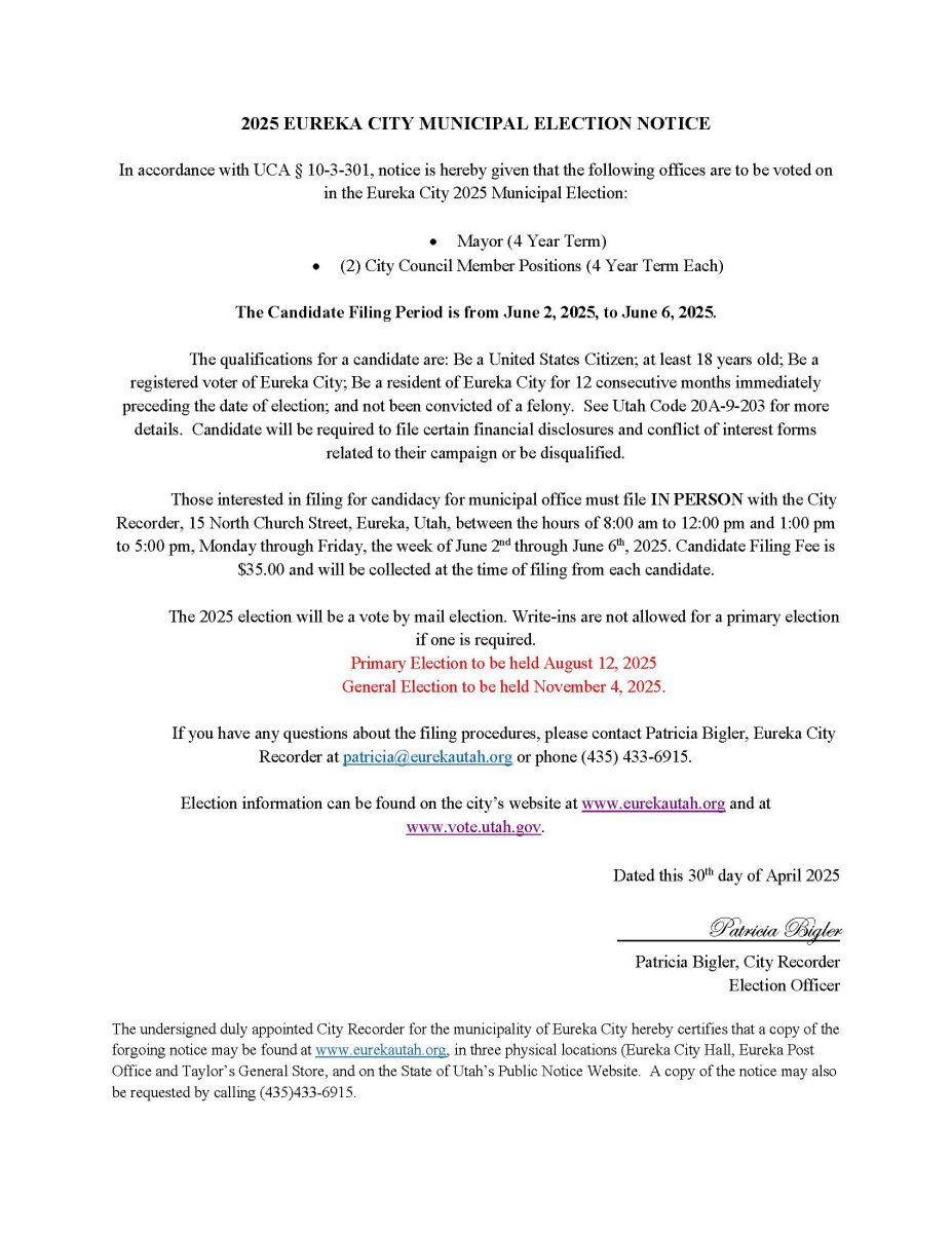 Election Notice