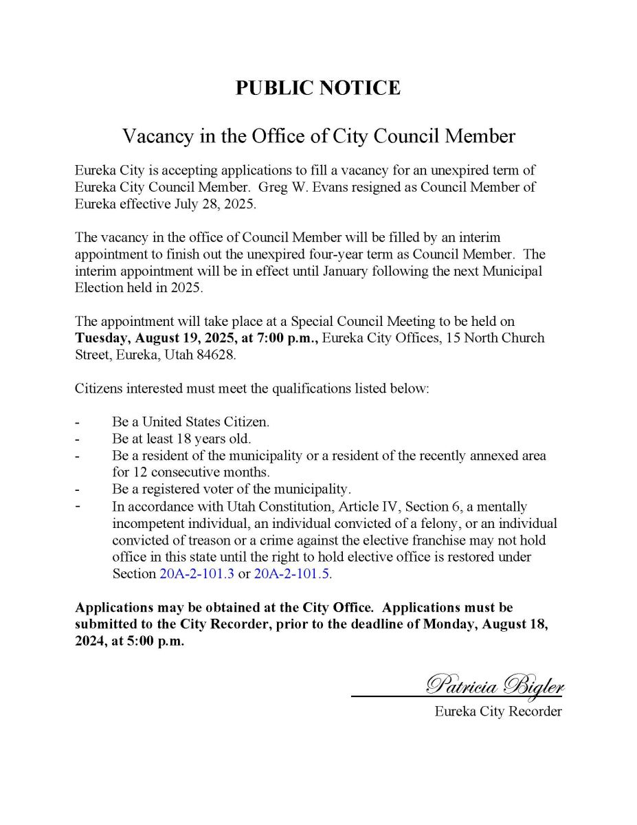 Public Notice
