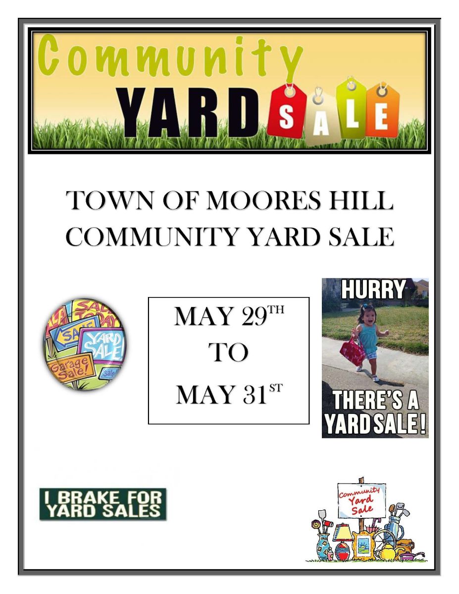 Moores Hill Community Yard Sale