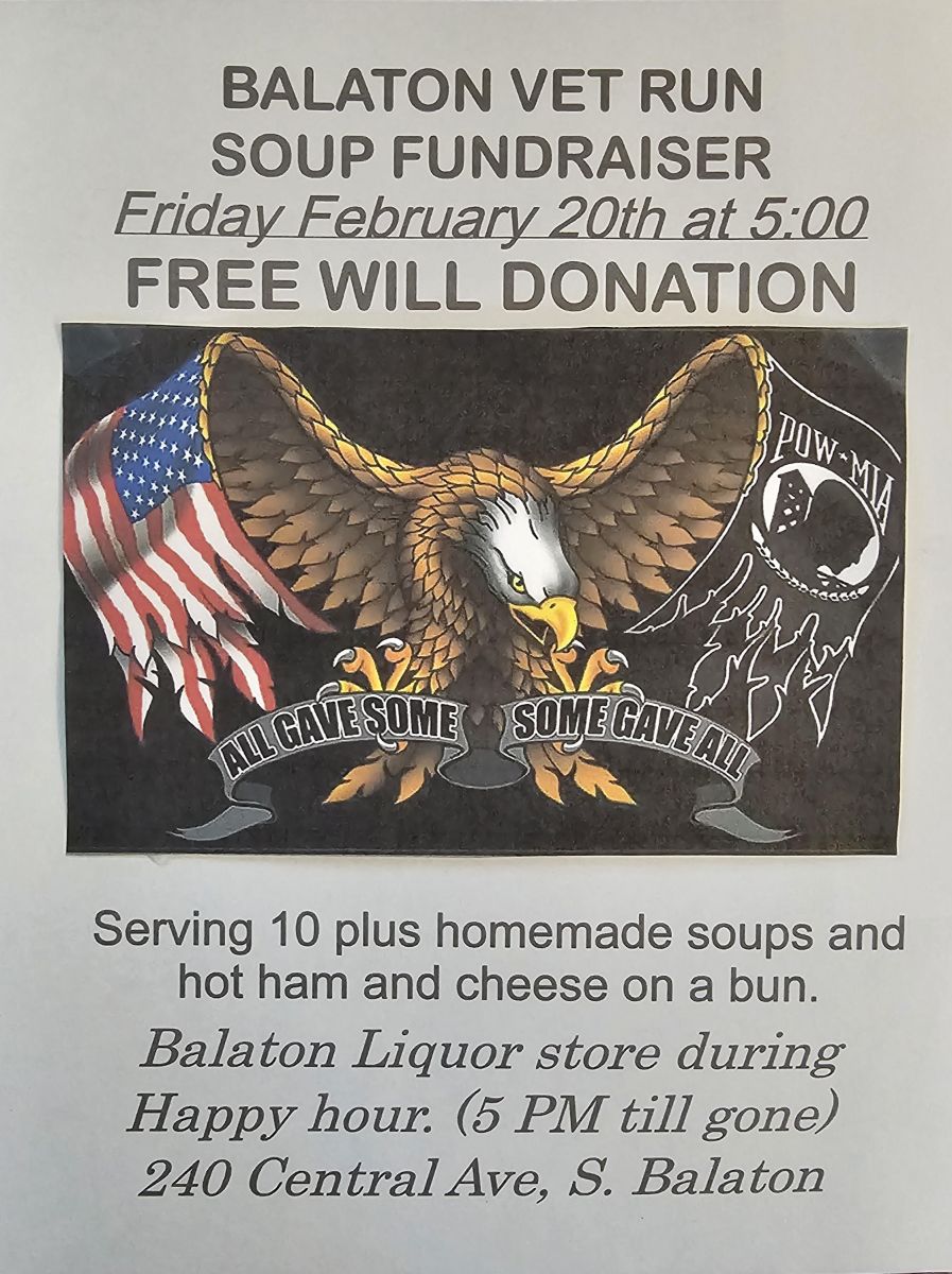 Vet Run Soup Fundraiser