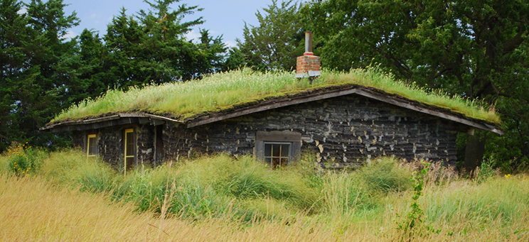 Image of 1880 Prairie Sodhouse-McCone Sod House