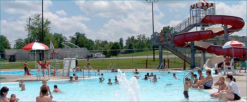 Image of Pool and Waterslide