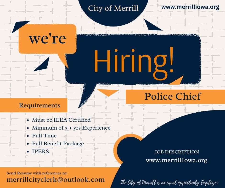 Police Chief job Posting