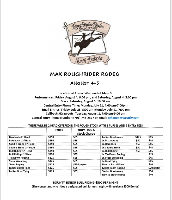 Home City of Max North Dakota