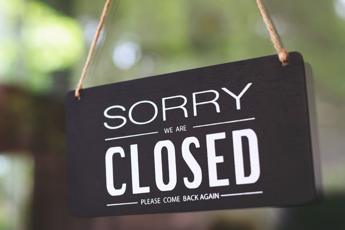 closed sign