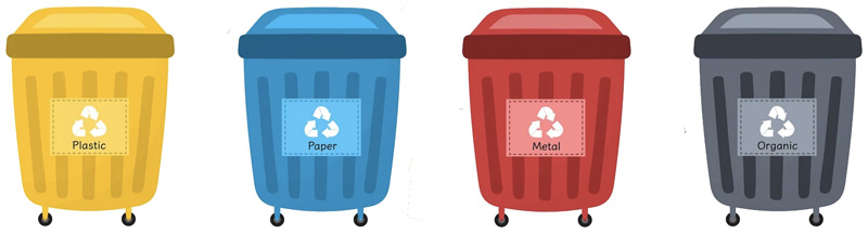 Link to trash cans cllipart