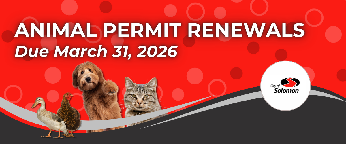 Annual Pet Permits Due March 31 2026
